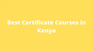 Read more about the article 10 Best Certificate Courses in Kenya